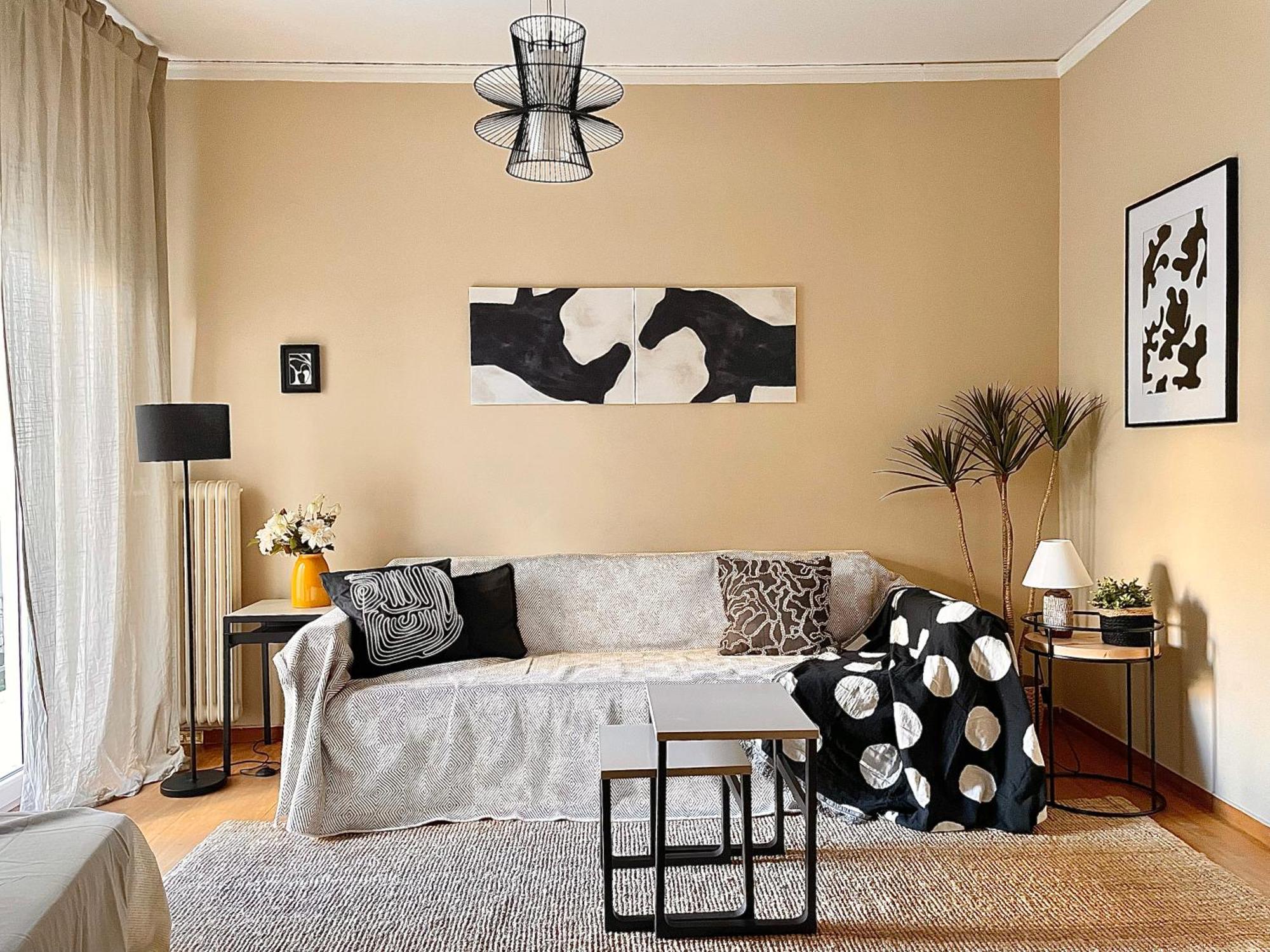אתונה Comfy And Spacious Two Bedroom Apartment With Balcony מראה חיצוני תמונה